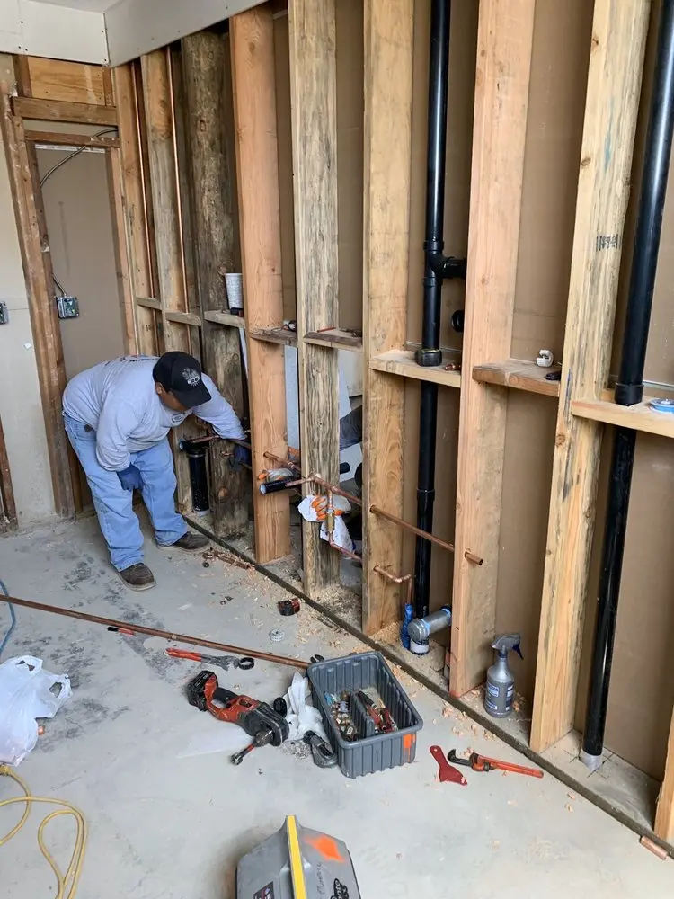 Commercial rough-in plumbing for Water Heater Replacement in Gilmer